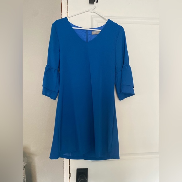 Dresses & Skirts - 3/4 sleeve xs blue dress